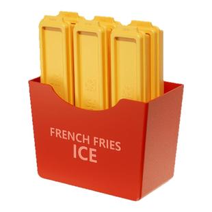 长条冻冰块模具家用食品级调酒薯条冰格制冰神器磨具方冰柱大冰块