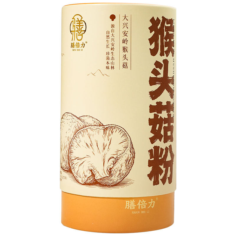 膳倍力猴头菇粉纯粉养胃粉调理脾胃免煮营养早餐冲饮正品 *1罐