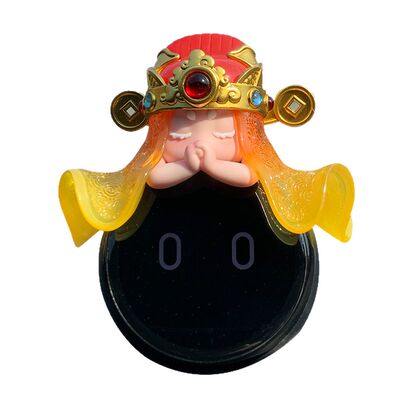 适用蔚来NOMI帽子财神爷车载摆件