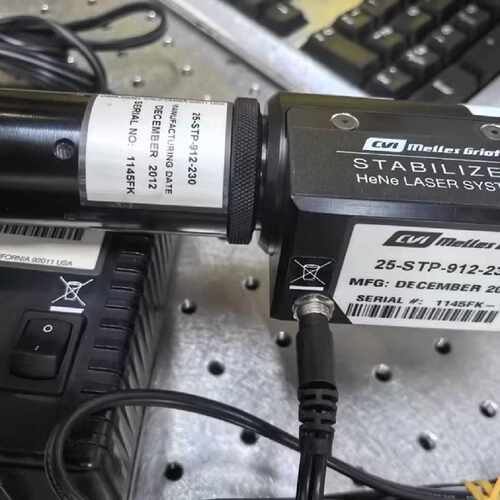 【请询价】CVI Melles Griot稳频氦氖激光器，型号25-S