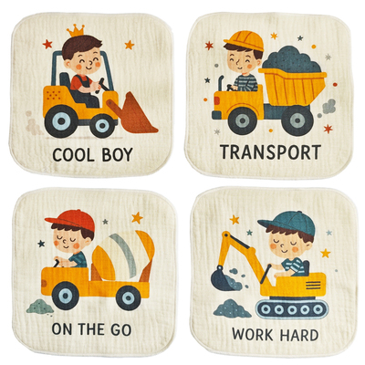 纯棉口水巾超柔婴儿宝宝手帕巾新生儿男女童小方巾洗脸毛巾可爱