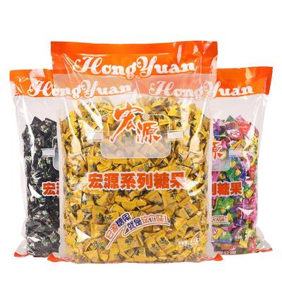 喜糖糖5斤装白桃结婚宏源陈皮糖