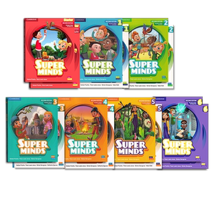 美版新版第二版Super Minds starter/1/2/3/4/5/6级 学生书+练习册附带正版激活码含Ebook、在线练习 剑桥大学出版社原版进口
