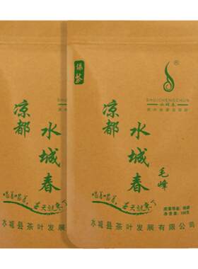 水城春茶绿茶2026年新茶毛峰高山云雾绿茶一芽一叶明前袋装100g