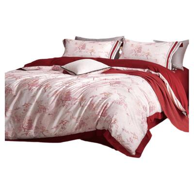 水星家纺四件套60S长绒棉抗菌