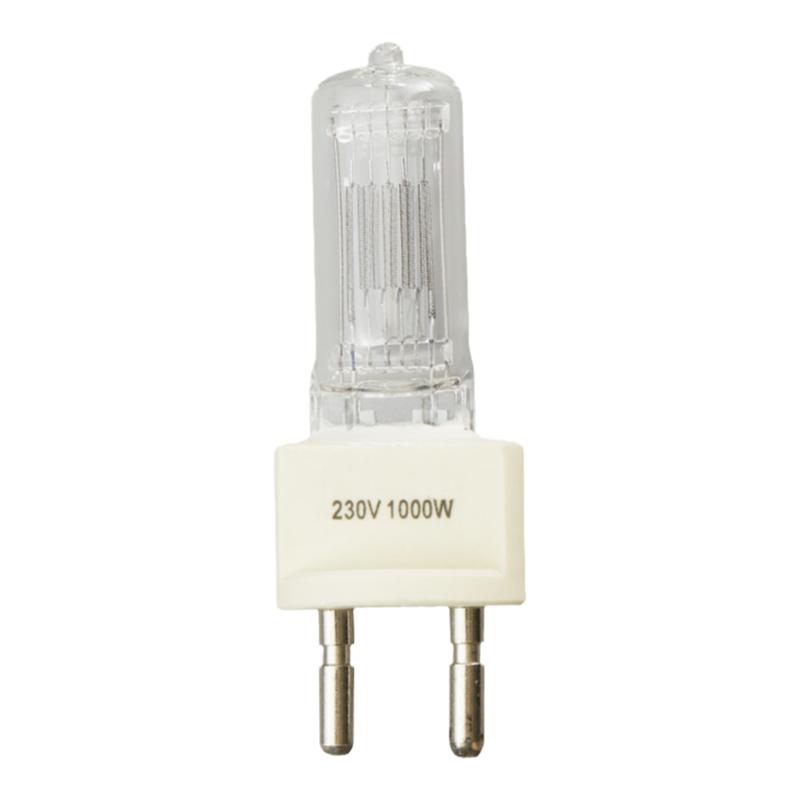 电影灯灯泡2000W1000W650W影视聚光灯钨丝灯泡理发店发丝灯主播专用暖光led摄影打光OSRAM欧司朗卤钨石英灯