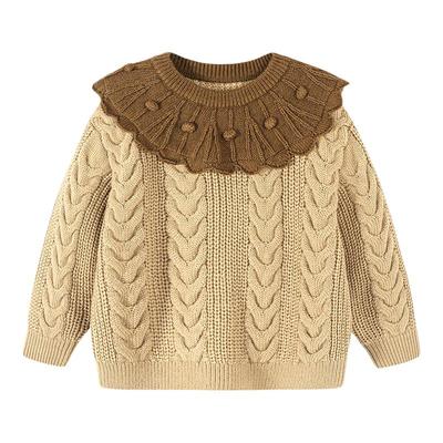 迷你巴拉巴拉女童羊毛混纺针织衫