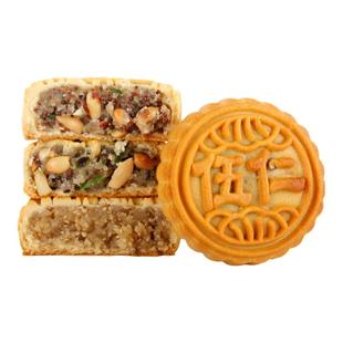 修师傅5斤装老伍仁大月饼山东散装芝麻多味中秋老式手工糕点整箱