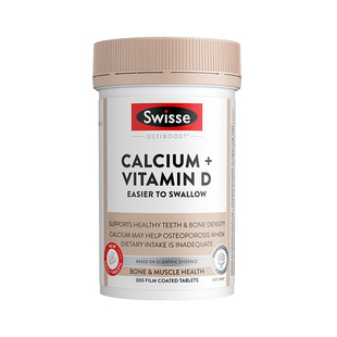 Swisse钙片女性补钙腿抽筋骨质k2成人柠檬酸钙孕妇女生大学生D3钙