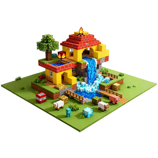 新品我的世界磁力方块积木全套7正版6儿童玩具女孩9官方8生日礼物