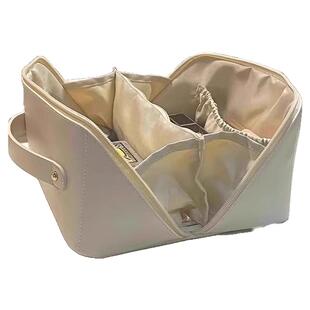 化妆包女2026新款便携式大容量手提化妆刷收纳包高端旅行洗漱包袋