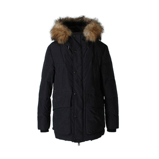 McLimited-8255 男士貉子毛領鵝絨羽絨服 进口功能性面料防風防水