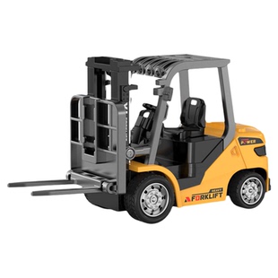 问南风1:64合金工程车蓝牙遥控车叉车仿真模型男孩儿童玩具礼物