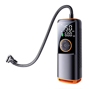车载无线充气泵汽车电动打气泵便携式车用打气筒轿车轮胎带测胎压