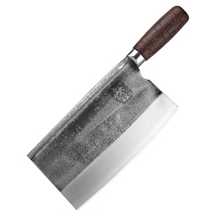 老式炮弹钢手工锻打斩切厨房加厚两用家用锋利商用厨师斩切刀菜刀