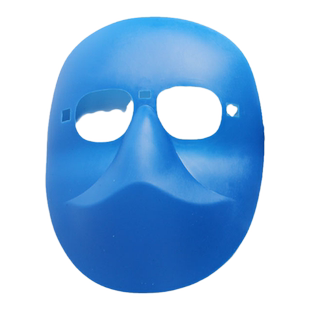 电焊防护罩全脸头戴式轻便鬼脸焊帽焊工牛皮用品隔热烧焊防烤面罩