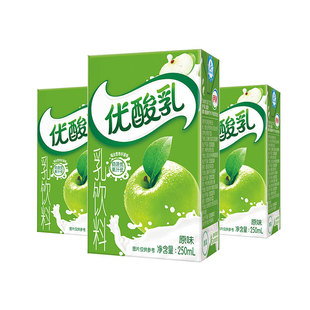 优酸乳250ml*10盒混合口味随机发原味夏季饮品节日酸奶草莓