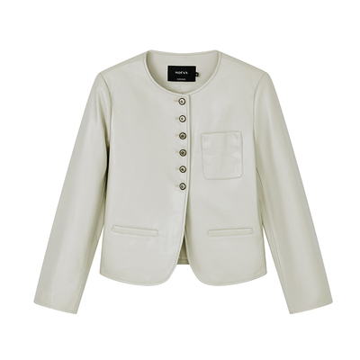 MOFAN摩凡秋新款黑色短外套