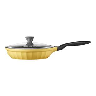 北鼎26cm不粘锅平底锅煎锅家用煎饼牛排锅油炸锅炒菜锅电磁炉专用