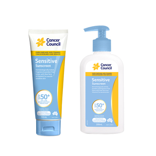 澳洲Cancer Council澳美皙防晒霜敏感肌面部全身温和防晒SPF50+