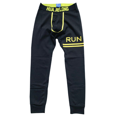 加绒加厚修身青年男士保暖裤