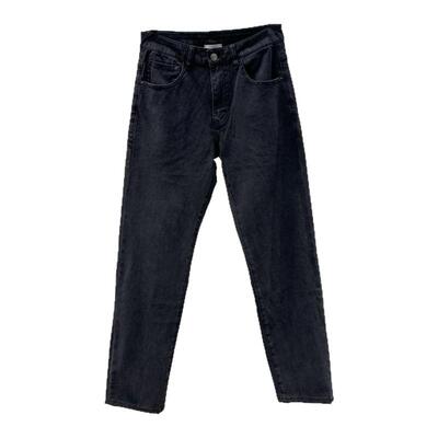 JIDERE四面弹力基础黑色牛仔裤