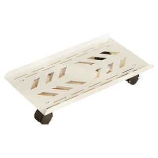 电脑主机托架可移动机箱底座带滑轮支架置物架家用台式办公室托盘