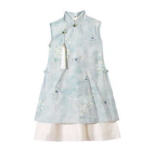女童旗袍裙汉服连衣裙夏季2026新款儿童新中式改良小女孩国风裙子