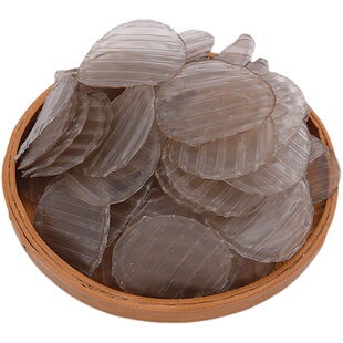 粉皮 红薯粉皮农家纯手工河南信阳光山圆形小块干粉皮散装称重2斤