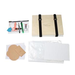 植物标本夹木质植物压花板押花器全套带吸水纸瓦楞纸植物收集册树叶压花自制材料学生用手工制作工具套装