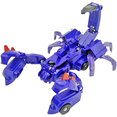 小汽车滑行碰撞变形玩具车男孩