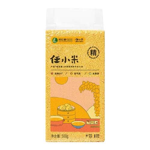 任小米25年当季新米5斤粮食农家真空包装沙漠节水小米真空袋粥