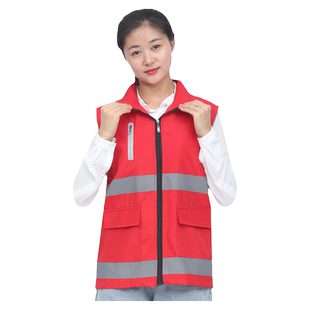 反光背心广告马甲安全防护活动工作服志愿者团队工程建筑定制logo