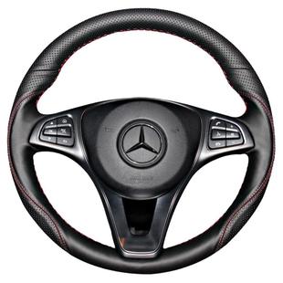 徐记真皮手缝方向盘套奔驰E300 c260 C200l GLB200 GLC A200 cla