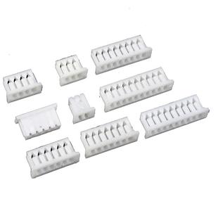 MX1.25mm间距胶壳 接插件端子连接器白色插头2/3/4/5/6/7/8/9/10P