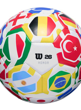 Wilson威尔胜世界杯国旗配色足球5号比赛用球复刻正品专业训练