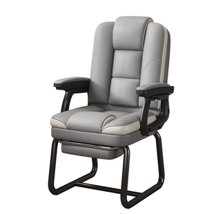 电脑椅弓形椅舒适久坐办公座椅可躺靠背椅休闲椅子书房书桌椅