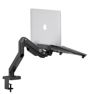娱旭笔记本电脑支架桌面增高架办公神器托架副屏幕显示器二合一机械臂可调节可旋转升降支撑架