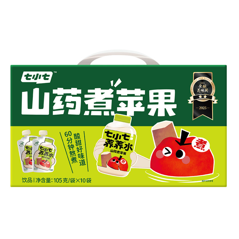 七小七山药煮苹果茯苓芡实养养水105g*10袋