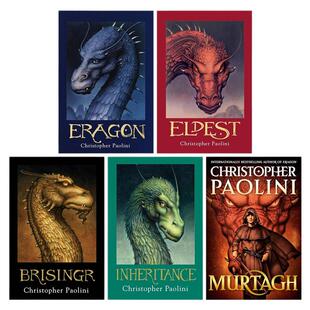 现货 英文原版 《龙骑士世界》精装套装（5 本书） World of Eragon Hardcover Set (5 Books)