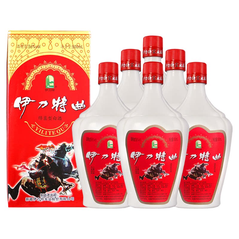 36度500ml伊力特曲白酒整箱