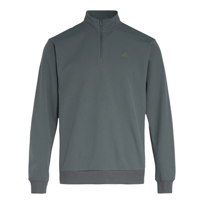 阿迪达斯男子华夫格半拉链卫衣