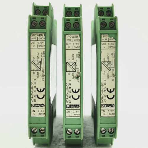 PHOENIX CONTACT MCR-C-U/U-DC SIGNAL CONDITIONER 2814469 (LOT