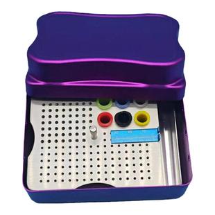 牙科车针消毒盒浸泡盒牙胶尖根管锉扩大针刀头耐高温放置收纳盒