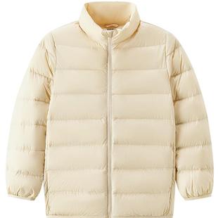 森马儿童轻薄排骨羽绒服宝宝外套秋装外出男女童校服内胆冬季上衣