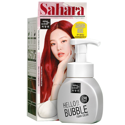 韩国爱茉莉泡沫染发剂褪色复古7p