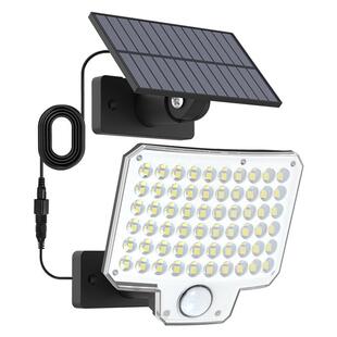 UME太阳能投光灯户外防水人体红外感应景观庭院灯车库高亮壁灯