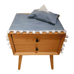 棉麻小茶几床头柜冰箱洗衣机简约盖巾盖布防尘布布艺家用遮盖遮灰