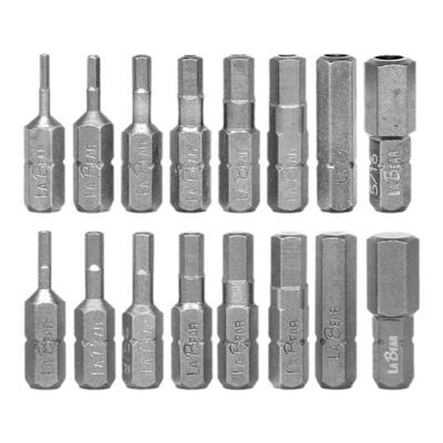 LABEAR空心实心英制内六角起子头