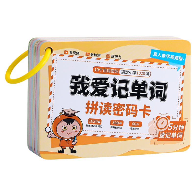 【1-6年级】英语思维导图1020词